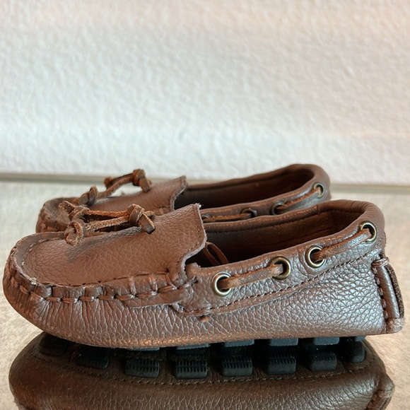 Janie and Jack Other - Janie and Jack-brown leather loafer